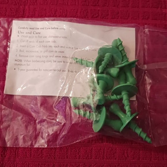 Pampered Chef Corn Cob Nobs & Corn Butterer Set - NEW - Retired - Picture 3 of 3